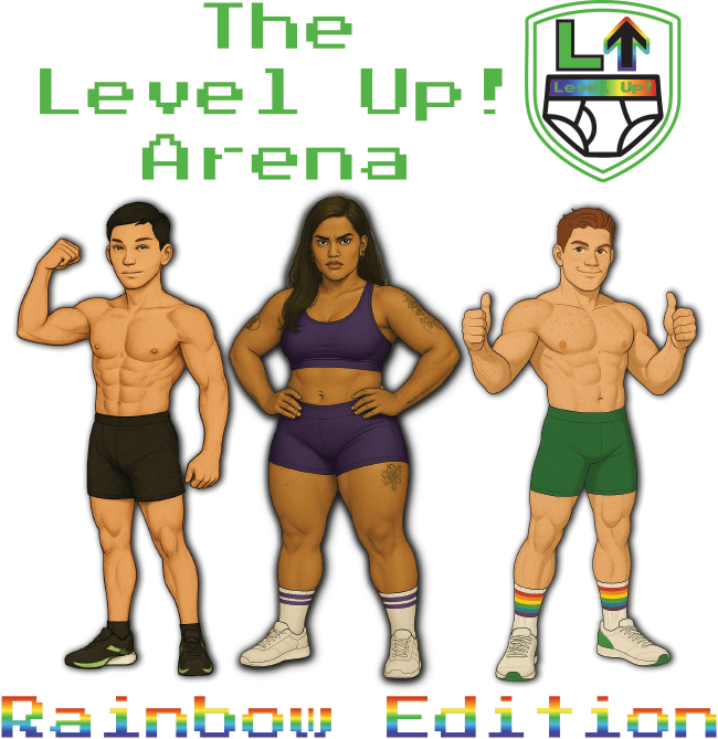 Level Up Arena: Rainbow Edition Graphic