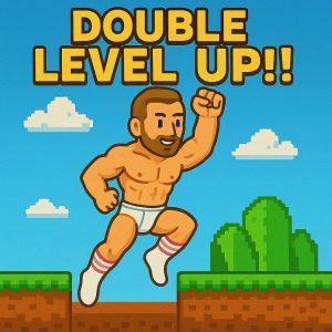 Graphic symbolizing Joshua Marron reaching Level 4 in The Level Up! Arena
